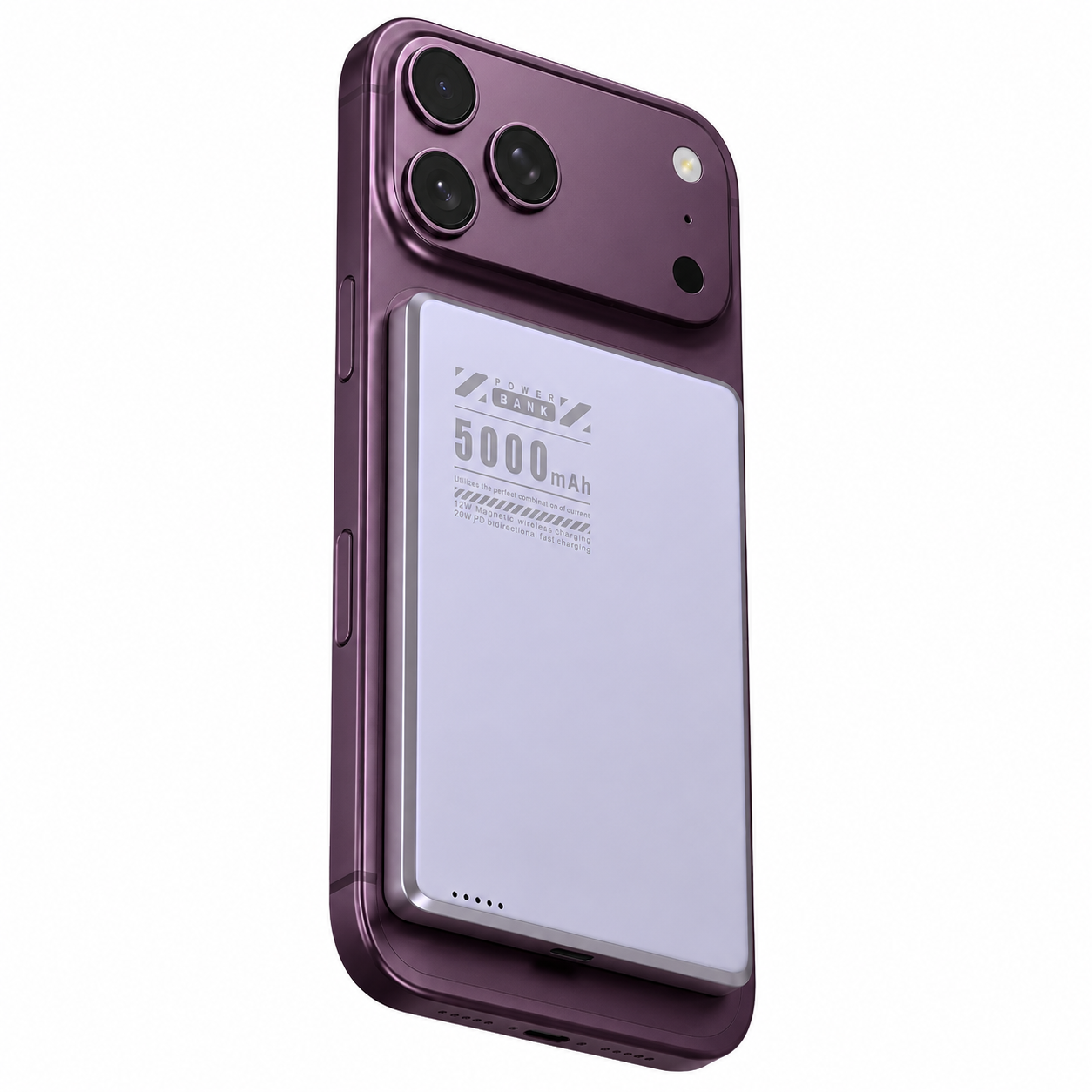 slim wireless power bank for iphone