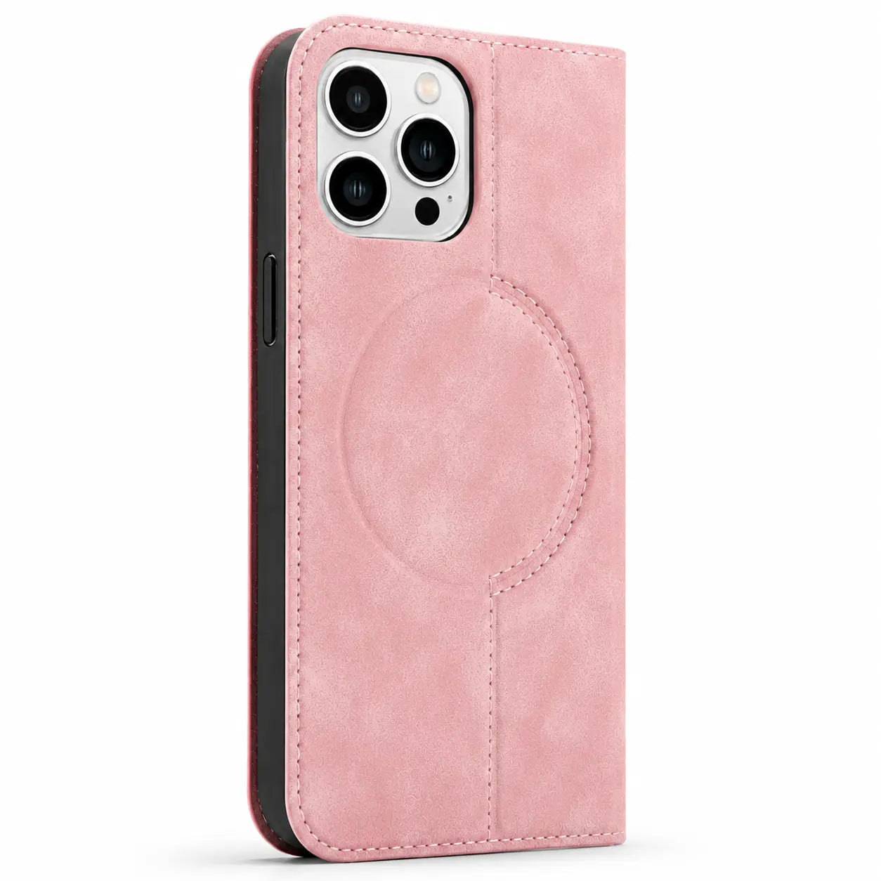 Magnetic flip phone case with multiple card slots