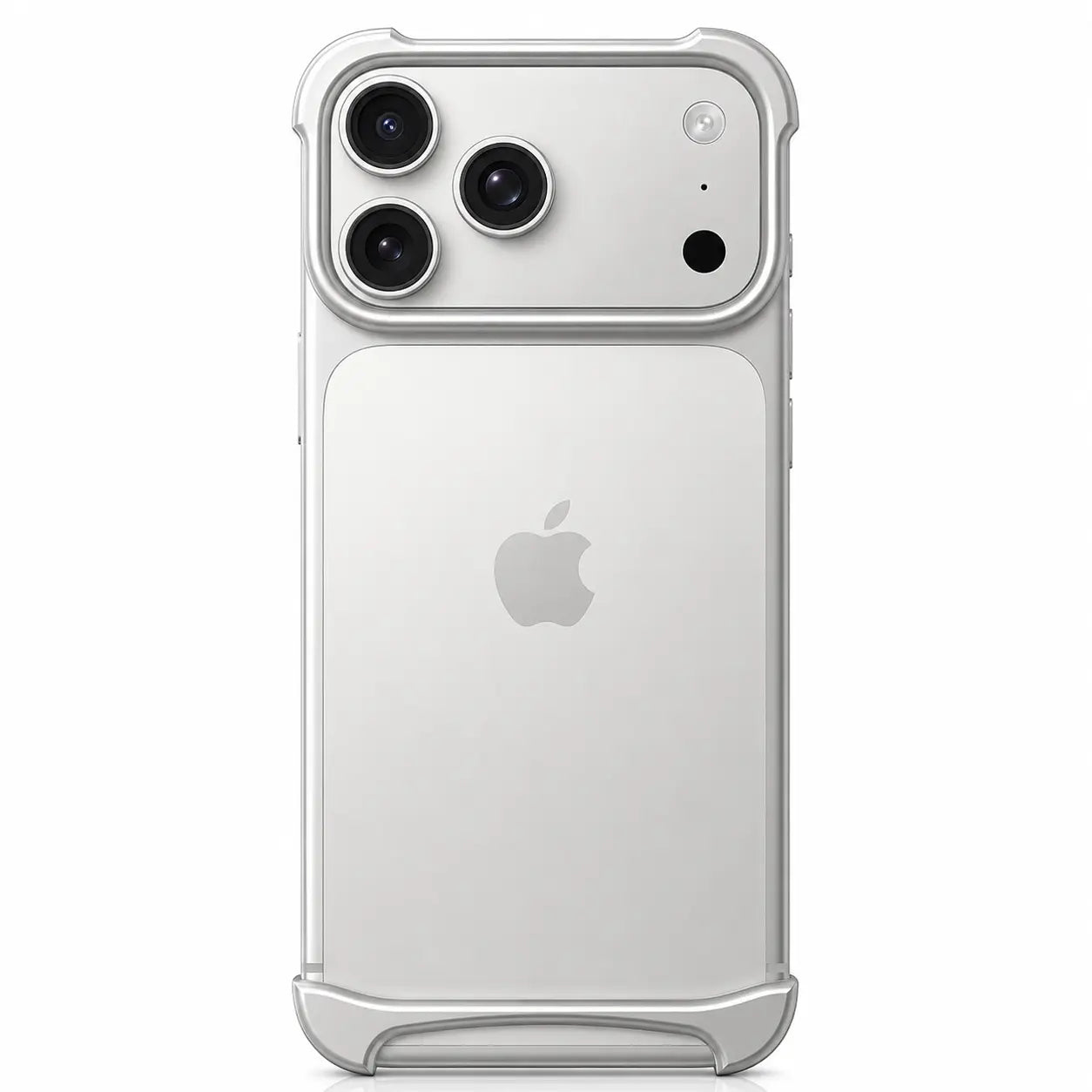Thin aluminum bumper case with protective edges