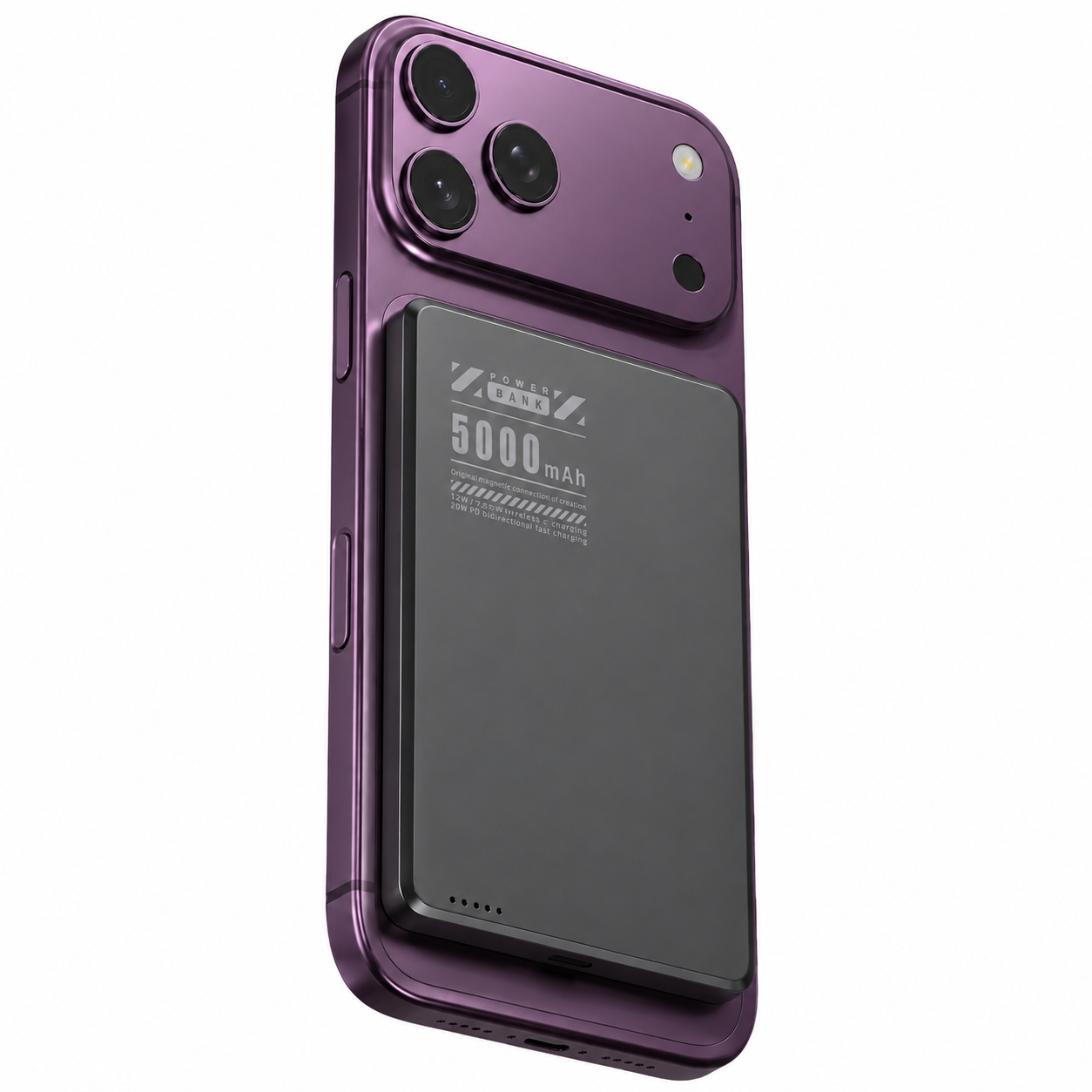 ultra slim magnetic portable charger