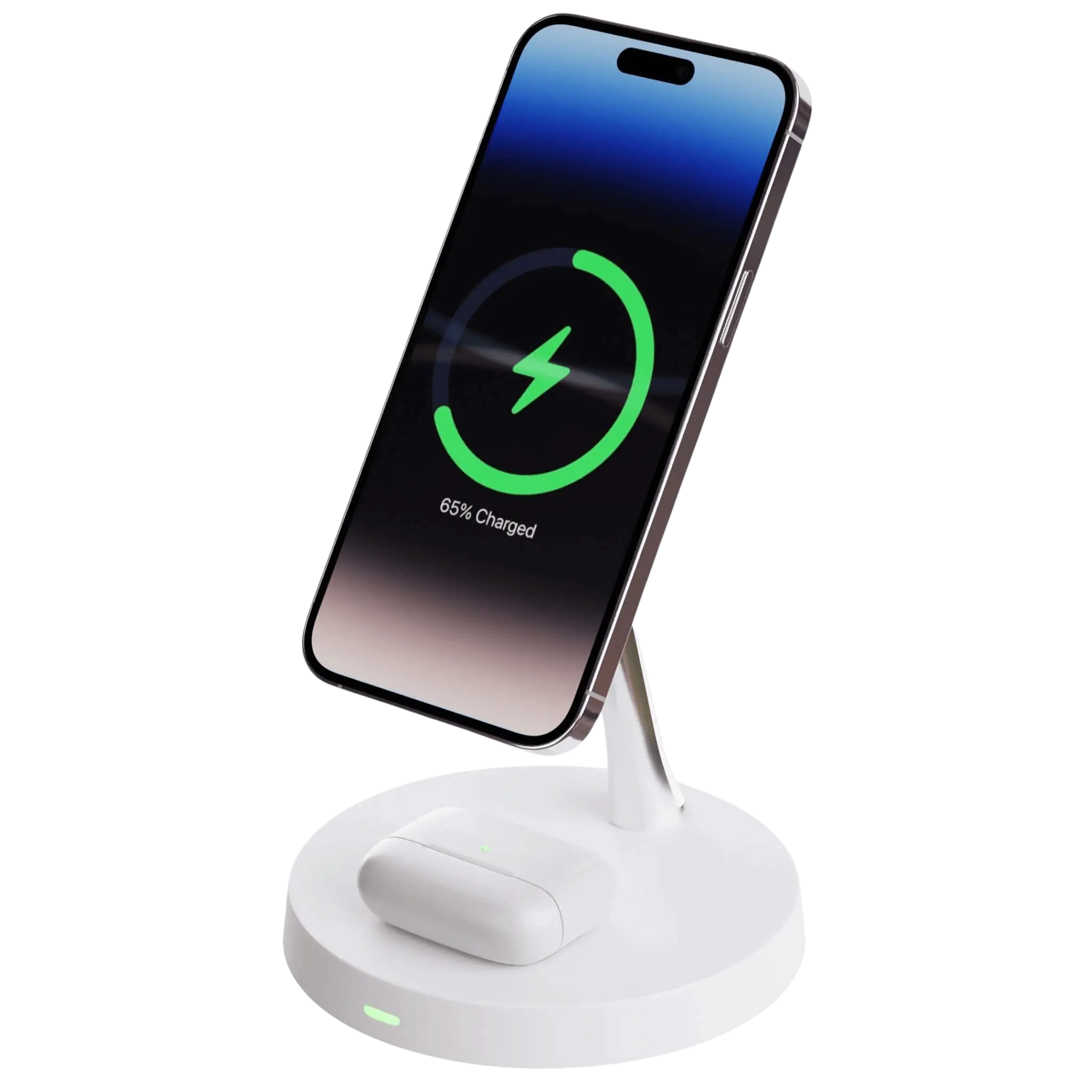 2 in 1 Wireless Charger for Apple iPhone 15 Pro Max and Apple AirPods Pro 