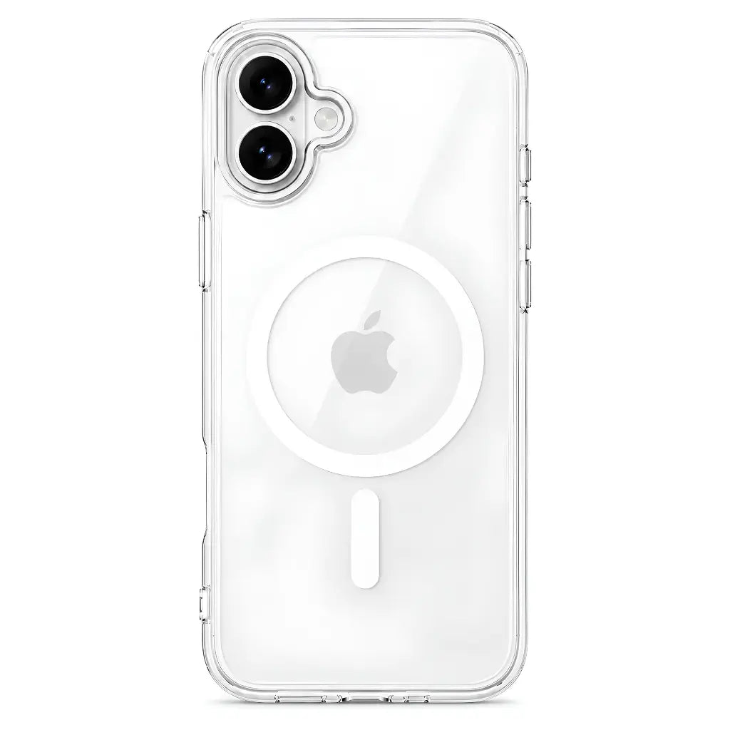 Clear MagSafe-compatible iPhone case for wireless charging
