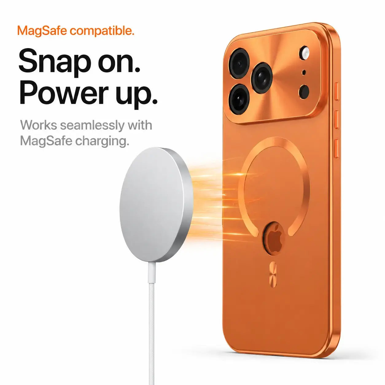 metal frame iphone case cosmic orange #color_Cosmic Orange