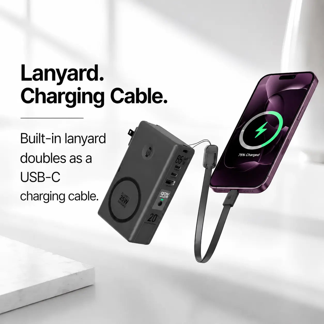 qi2 magnetic power bank 20000mah