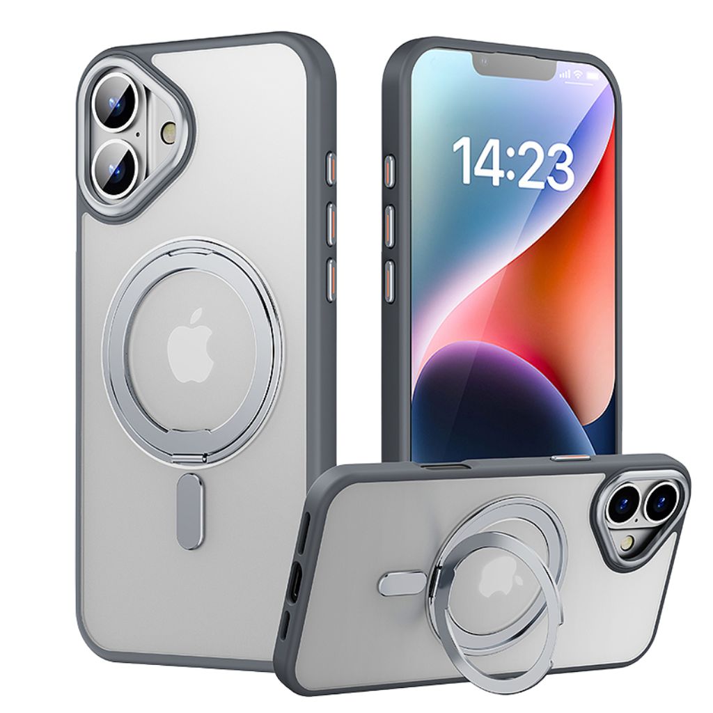 Magnetic Case with Kickstand for iPhone