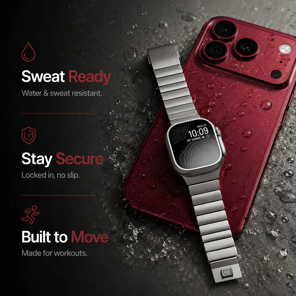titanium apple watch ultra band